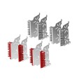 DBK Special Parts (Ducabike) Brembo HYPURE Radial Caliper Brake Pad Heat Sink (radiator) DBK Special Parts (Ducabike) Brembo HYPURE Radial Caliper Brake Pad Heat Sink (radiator)